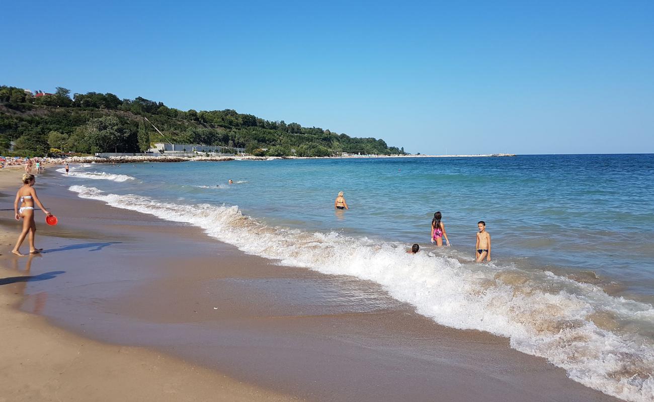 Photo de Rappongi beach avec sable fin blanc de surface