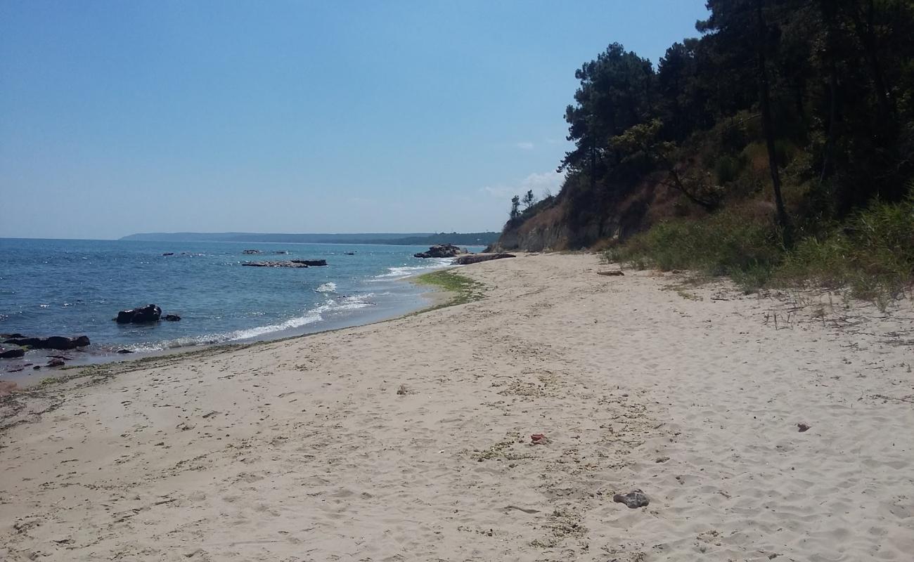 Photo de Plyazh Papaz Kulak avec sable blanc de surface