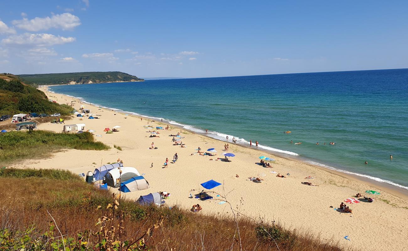 Photo de Karadere beach avec sable lumineux de surface