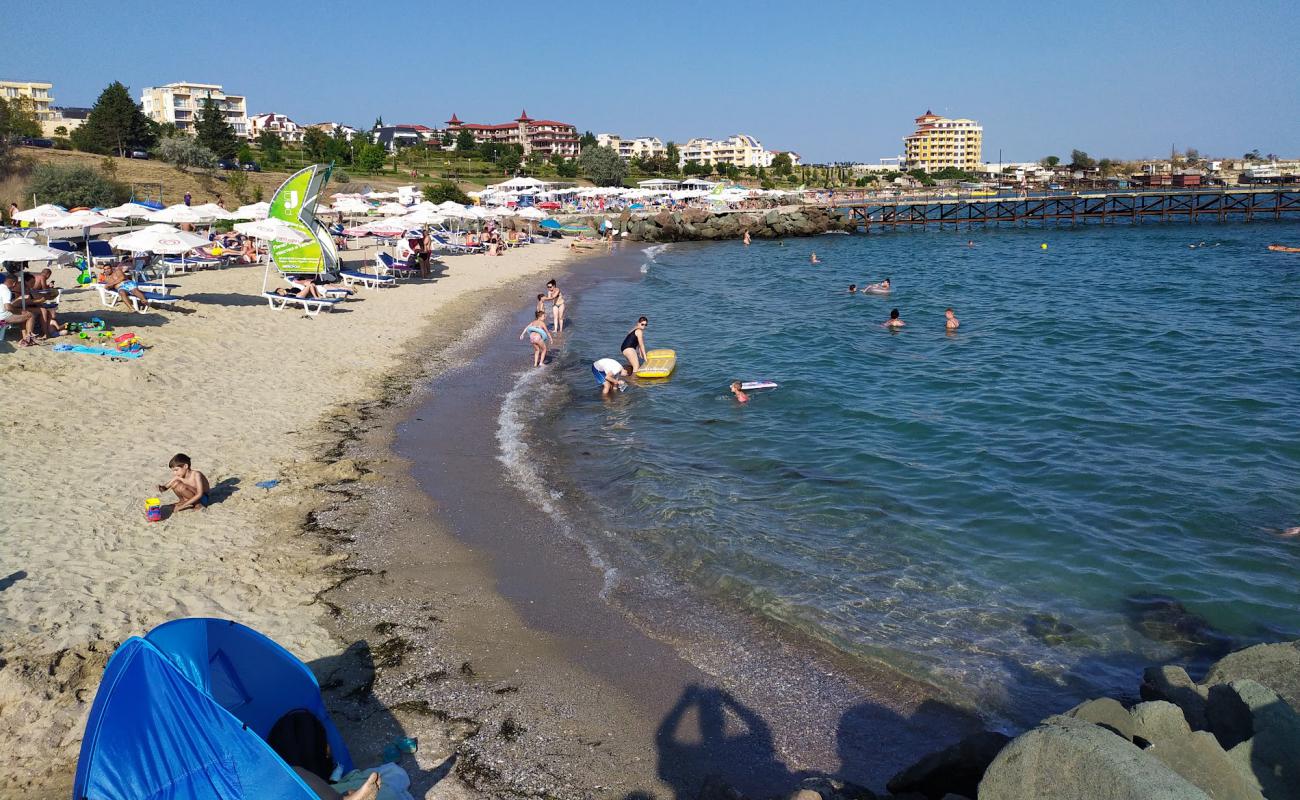 Photo de Ravda beach South avec sable blanc de surface
