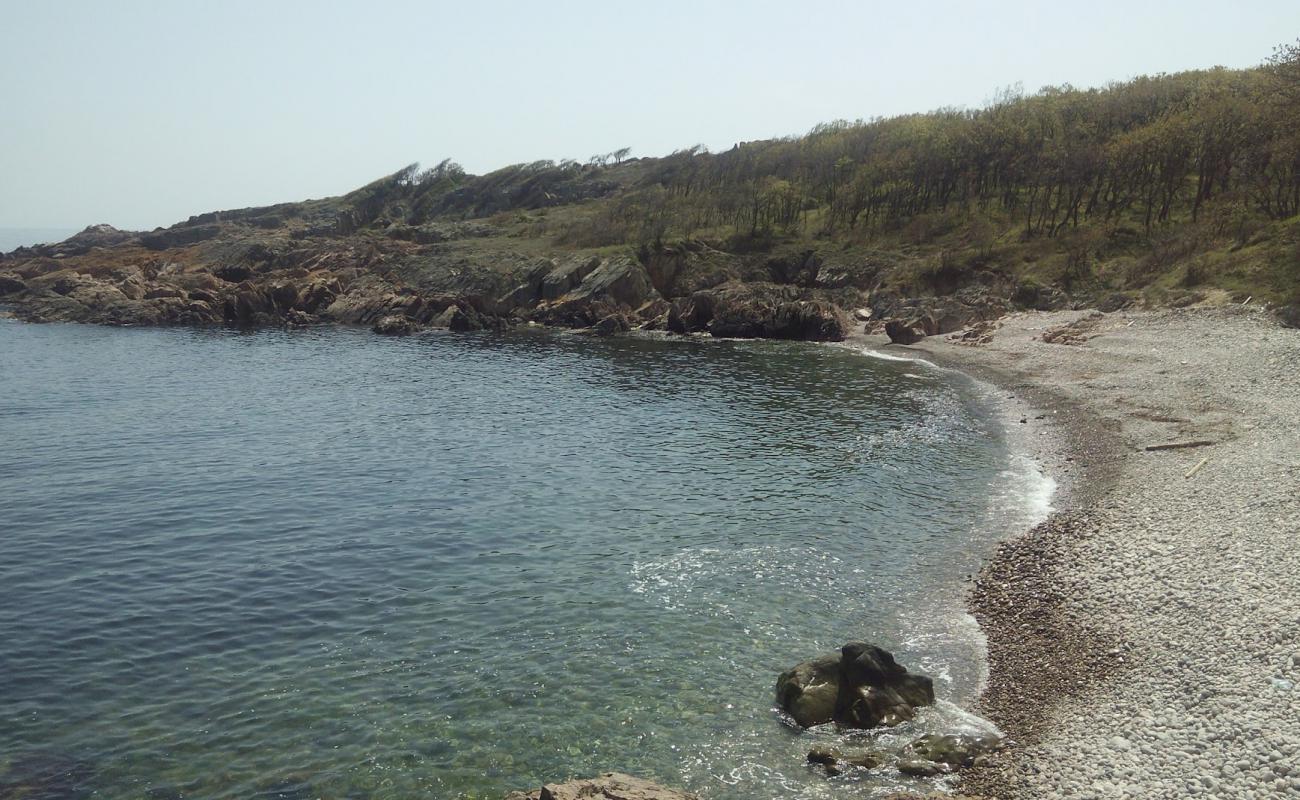 Photo de St.Paraskeva's beach II avec galets beige de surface