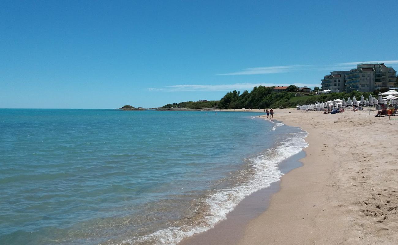 Photo de Lozenets beach avec sable fin blanc de surface