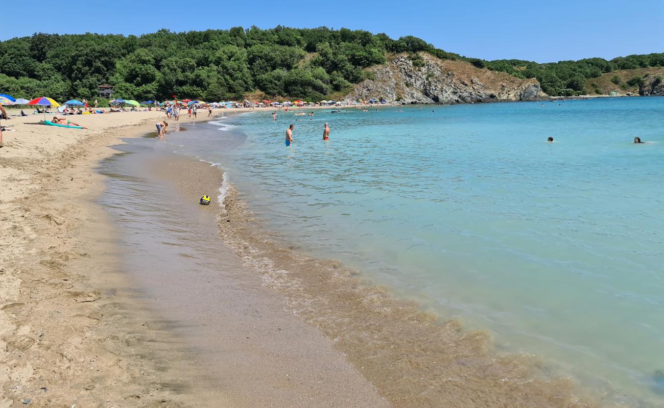 Photo de Plage Silistar avec sable blanc de surface
