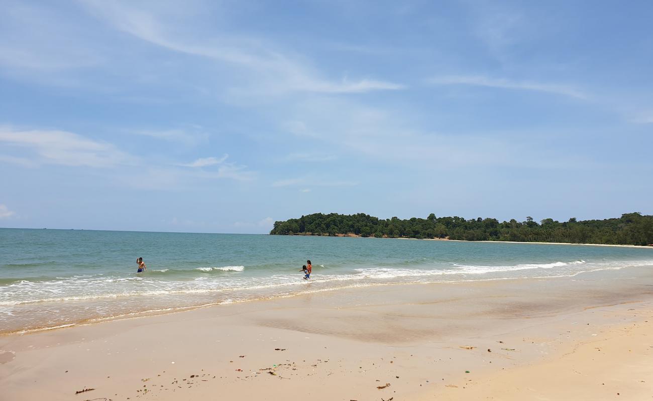 Photo de Prek Chak Beach avec sable beige de surface