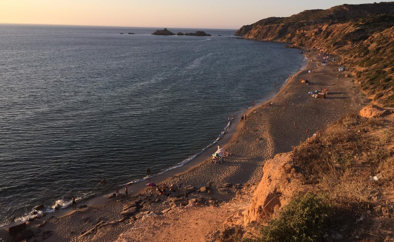 Photo de Plage Madagh 0 avec sable beige de surface