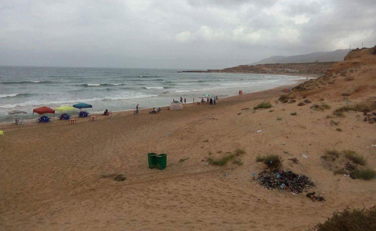 Photo de Cap Blanc avec sable lumineux de surface