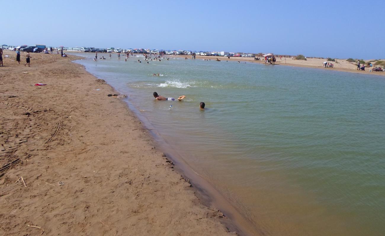 Photo de Plage du Chelif avec sable fin et lumineux de surface