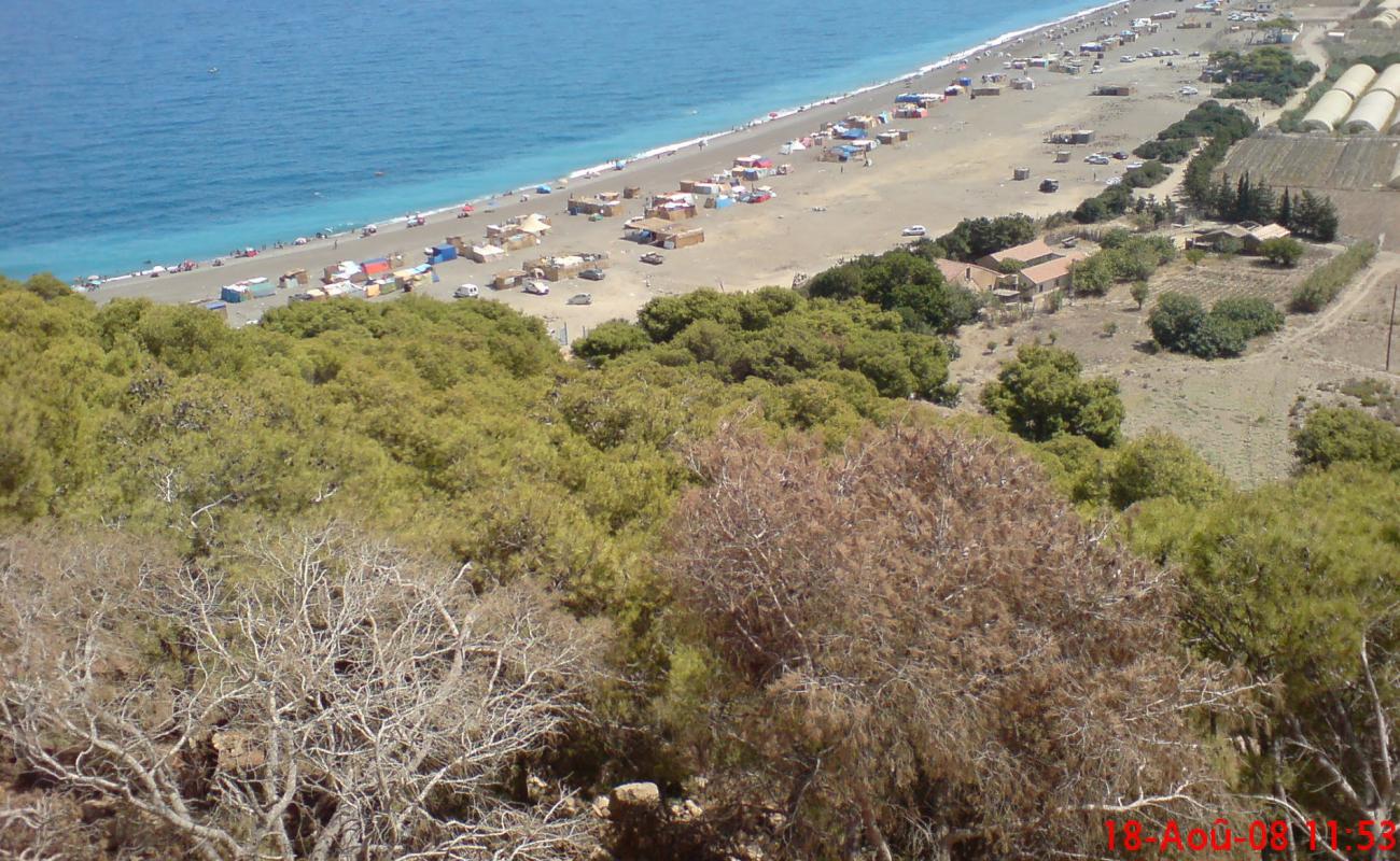 Photo de Plage Tighza avec terrain rocheux de surface