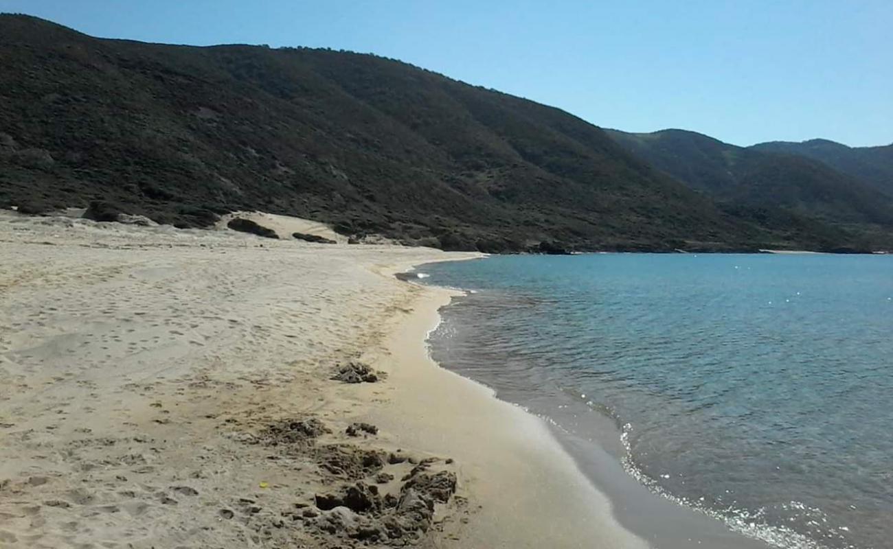 Photo de Plage akkacha avec sable beige de surface
