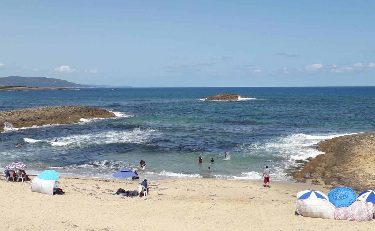 Photo de Plage Mecida shaty lmsydt avec sable lumineux de surface