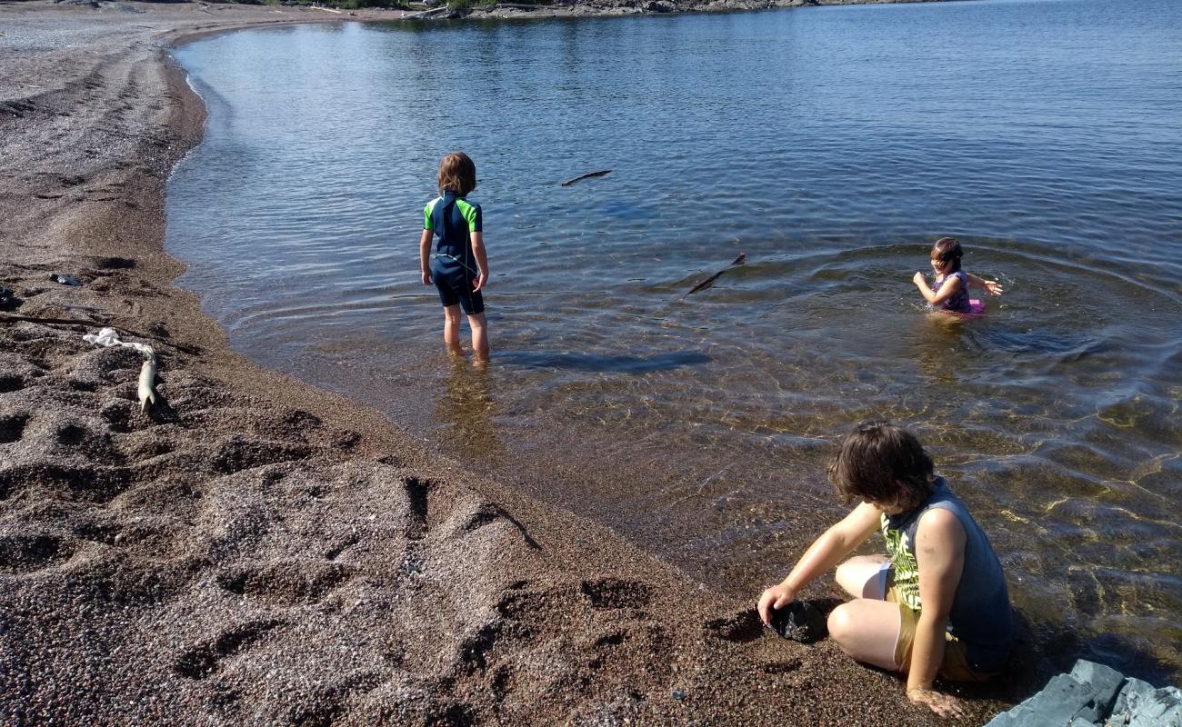 Photo de Government Dock Beach avec caillou fin gris de surface