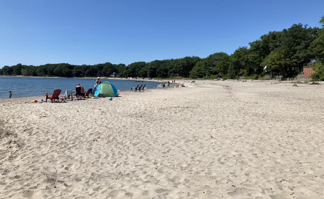 Photo de Cedar Bay Beach avec sable lumineux de surface