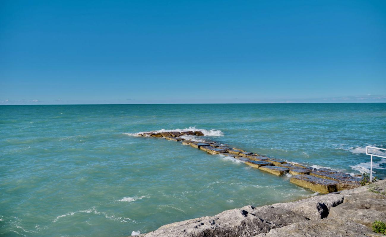 Photo de Brights Grove Beach avec roches de surface