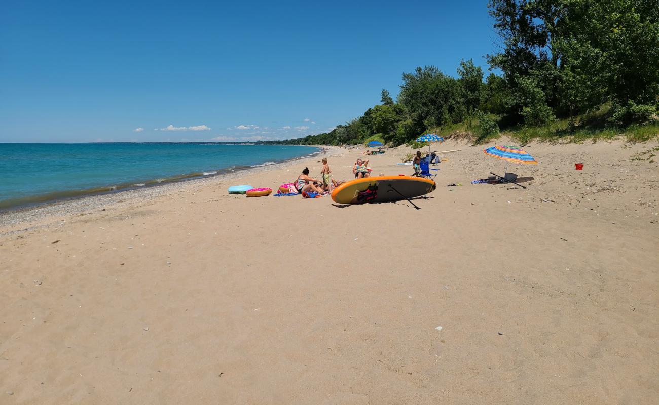 Photo de Port Blake Day Park avec sable lumineux de surface