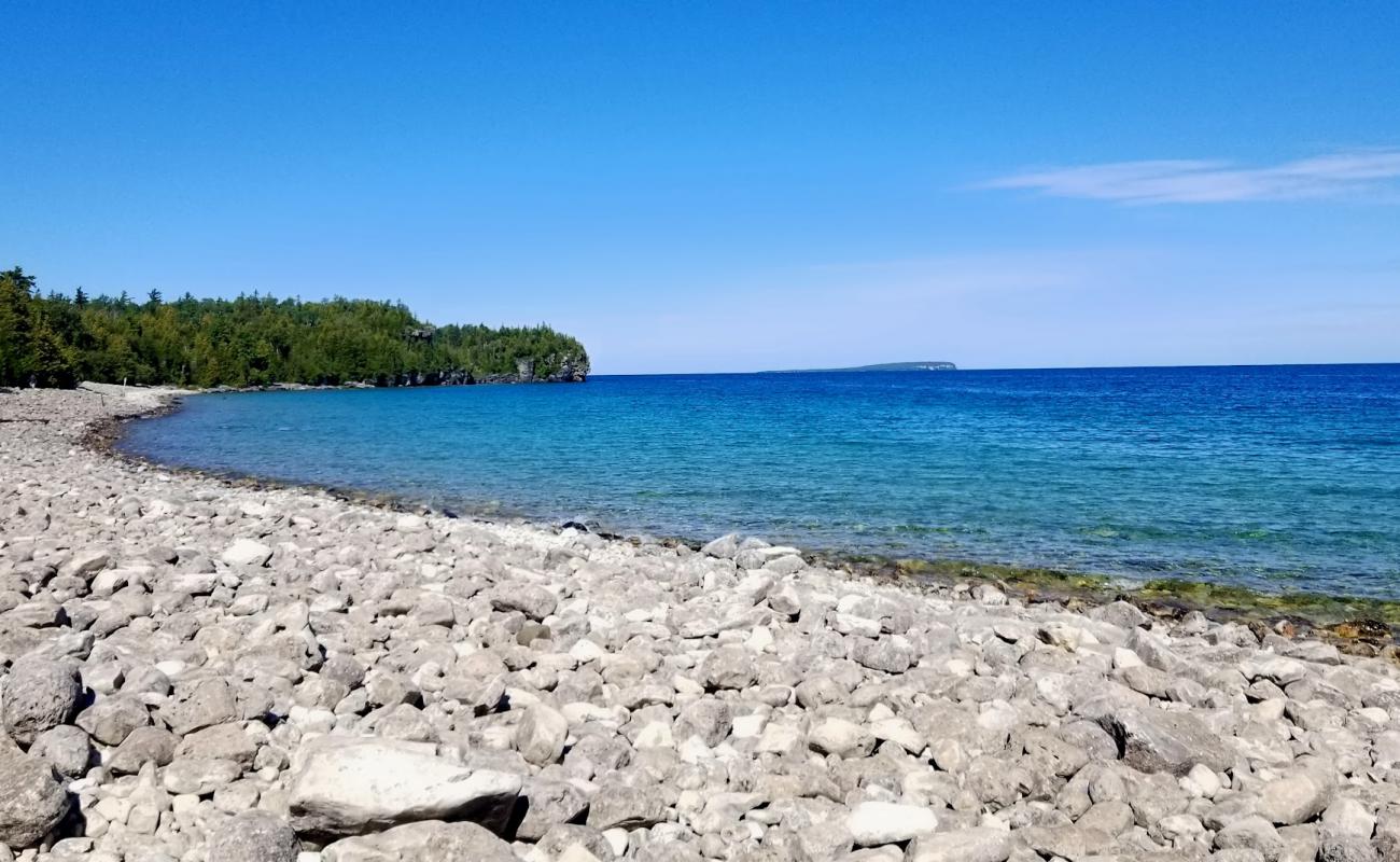 Photo de Boulder Beach avec roches de surface