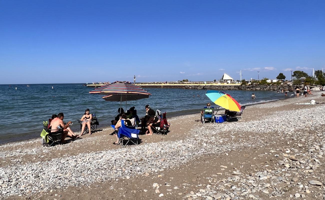 Photo de Little River Beach avec sable gris & galets de surface
