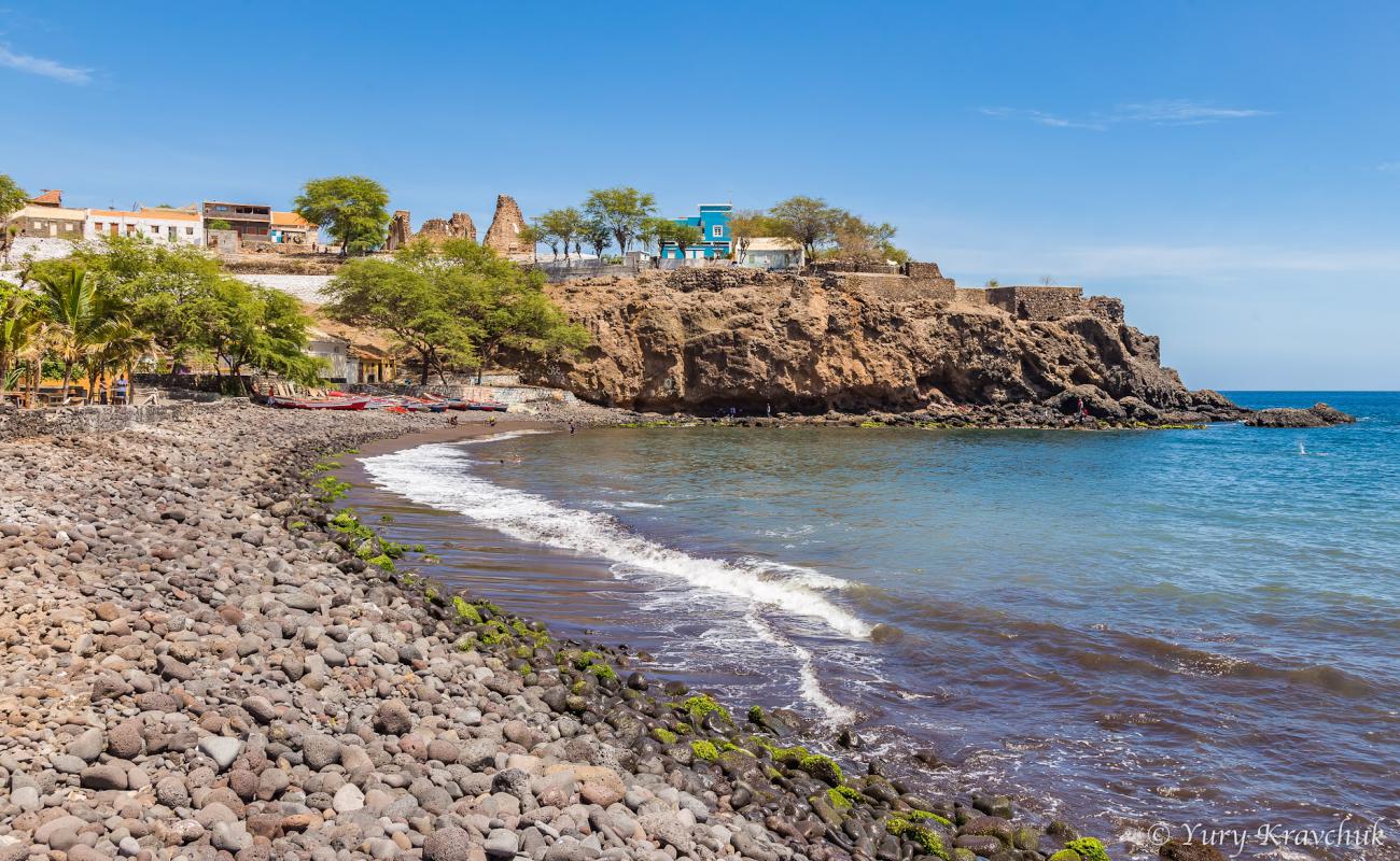 Photo de Praia Cidade Velha avec caillou gris de surface