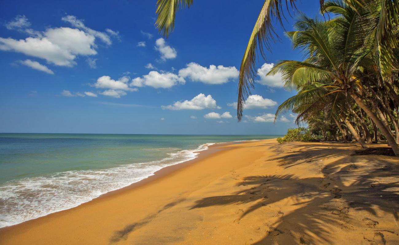 Photo de Marawila beach avec sable beige de surface