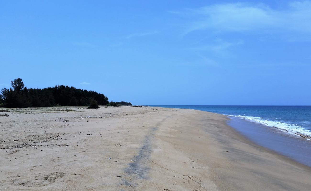 Photo de Puthukkudiyiruppu Beach avec sable lumineux de surface