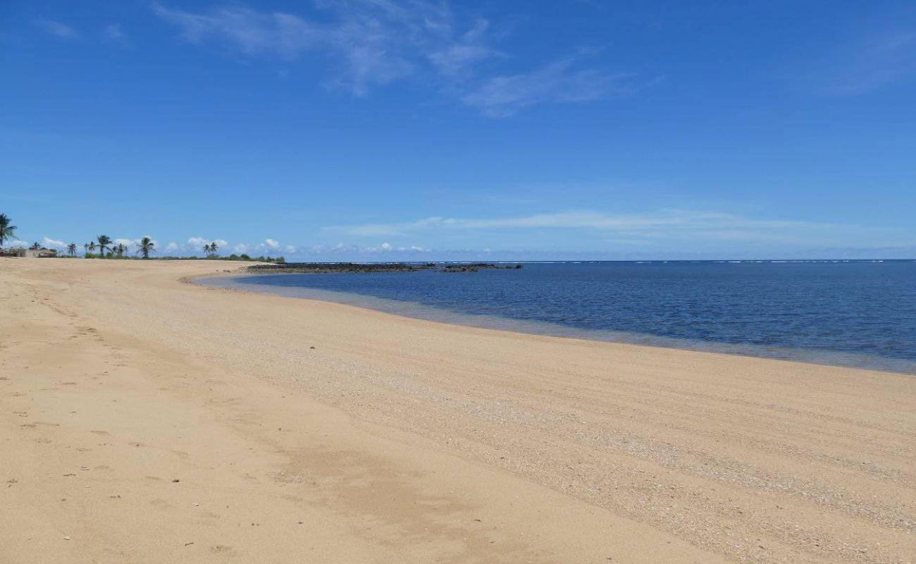Photo de Plage de Male avec sable beige de surface