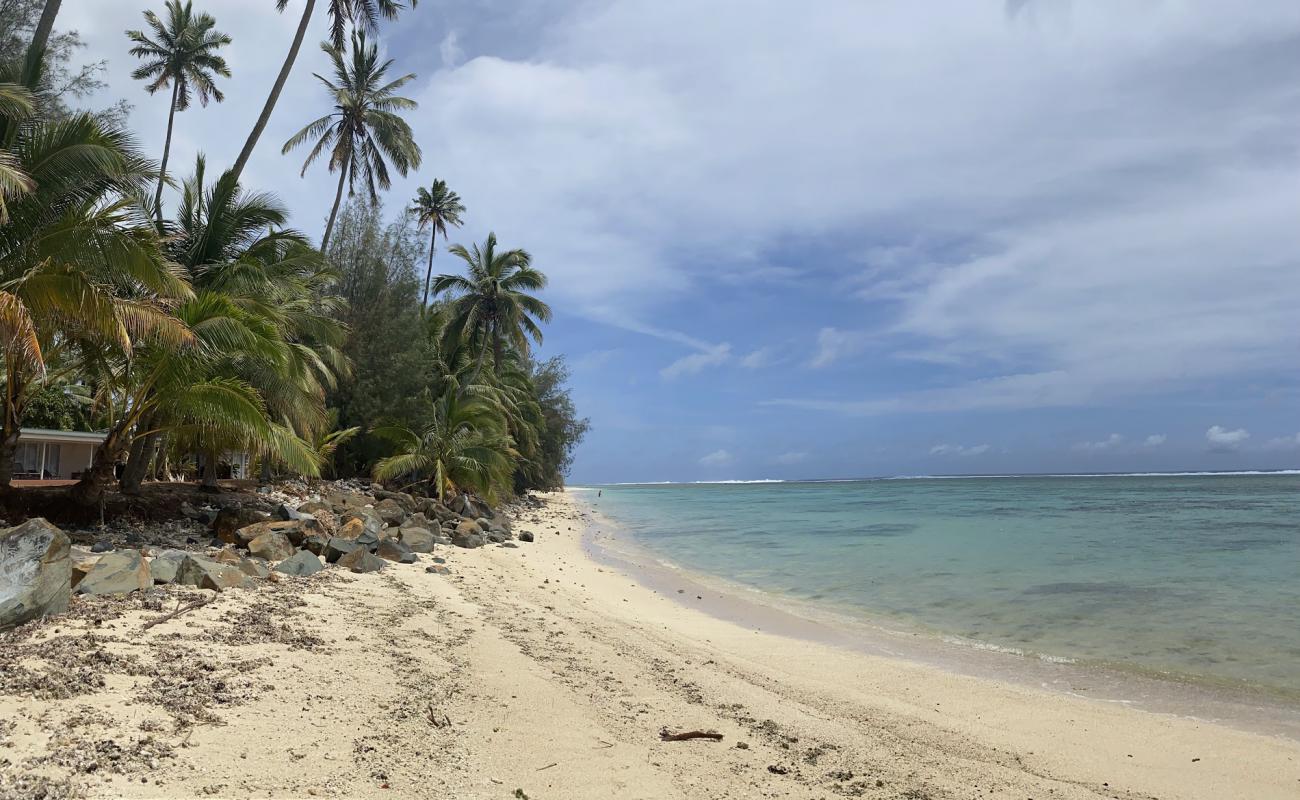 Photo de Aroa Beach avec sable lumineux de surface