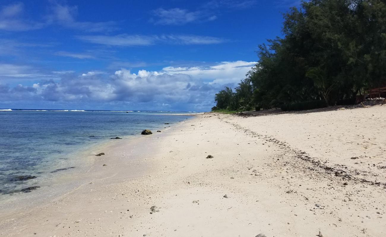 Photo de Manuia Beach avec sable lumineux de surface