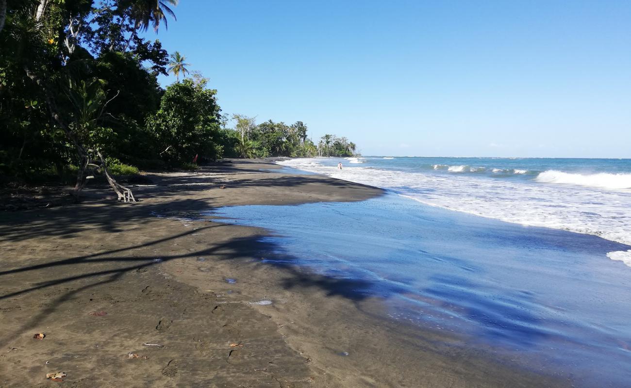 Photo de Puerto Viejo beach avec sable lumineux de surface