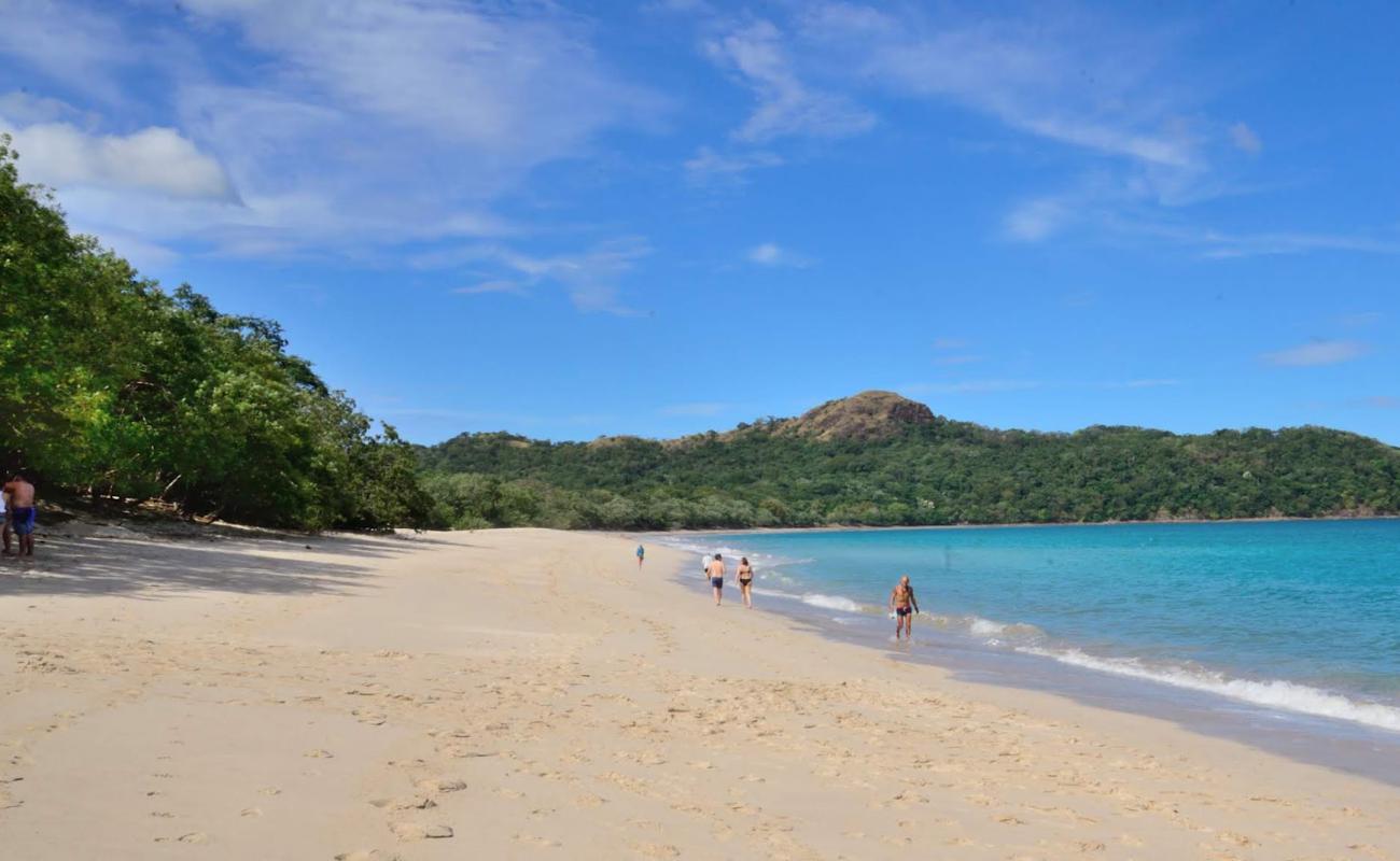 Photo de Conchal Beach avec sable beige de surface