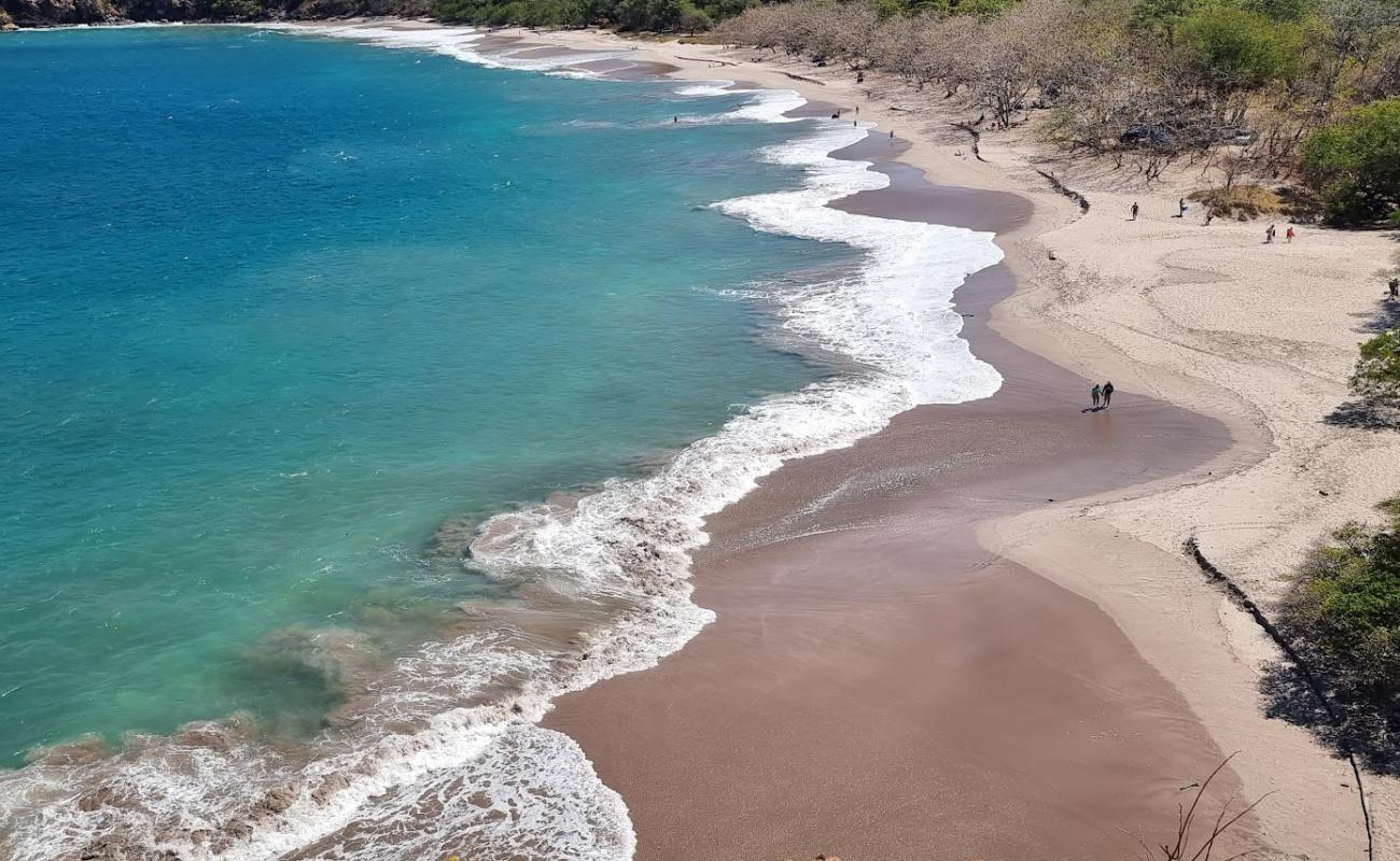 Photo de Playa Nombre De Jesus avec sable beige fin de surface