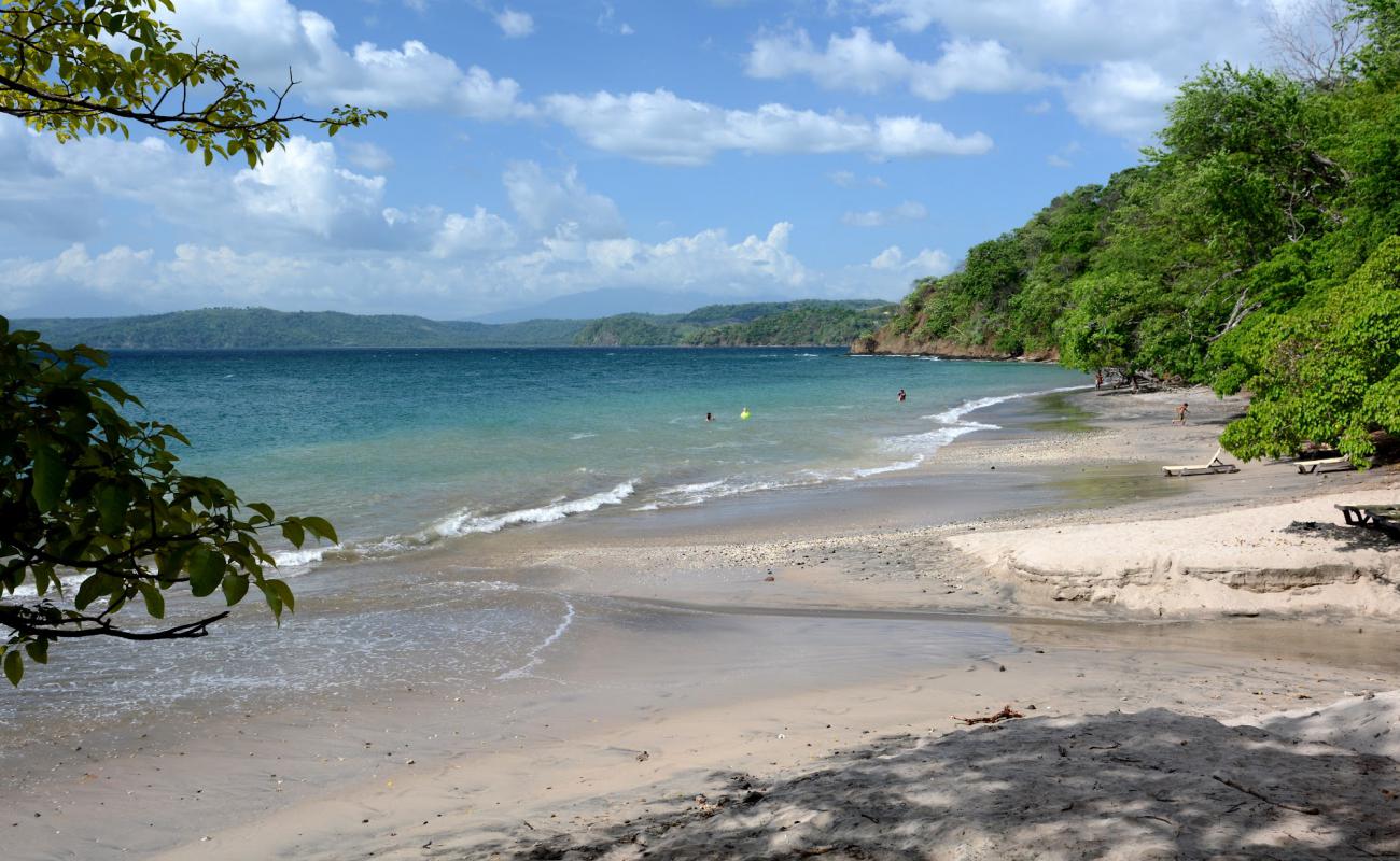 Photo de Punta Buena Vista avec sable gris & rochers de surface