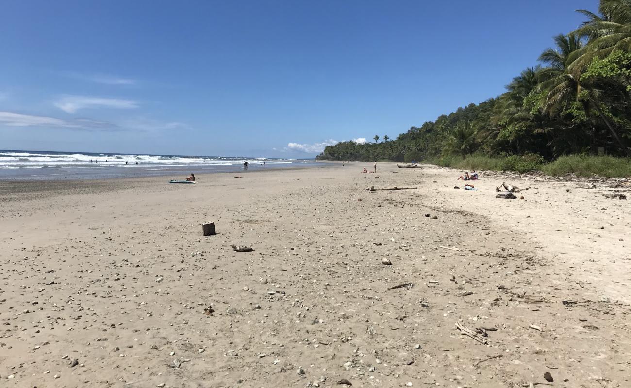 Photo de Playa Hermosa avec sable clair avec caillou de surface