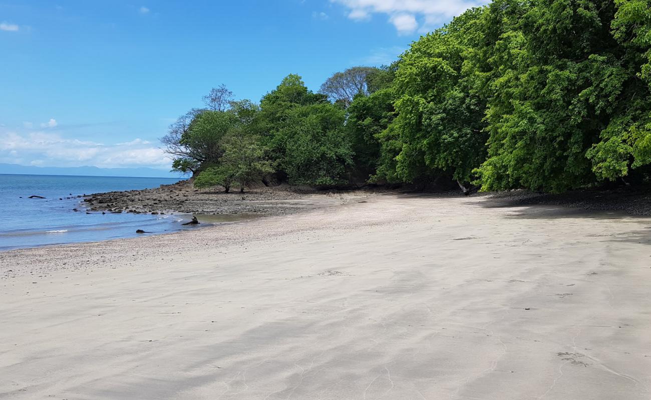 Photo de Playa Blanquita avec sable beige de surface