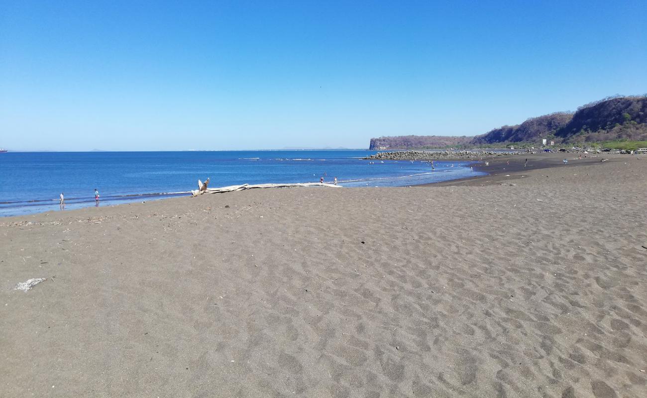 Photo de Playa Caldera Bulevar avec sable gris de surface