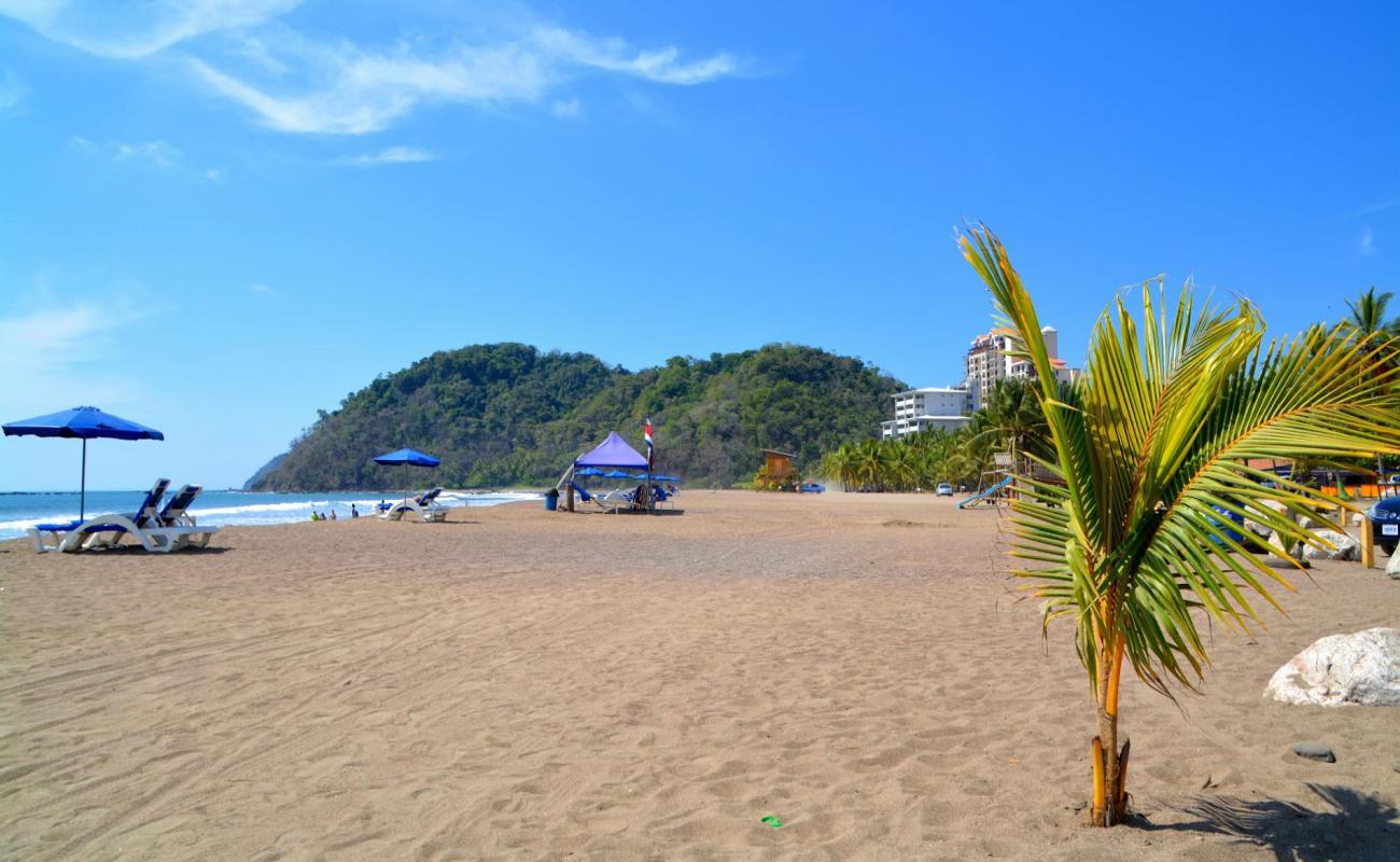 Photo de Jaco Beach avec sable gris de surface