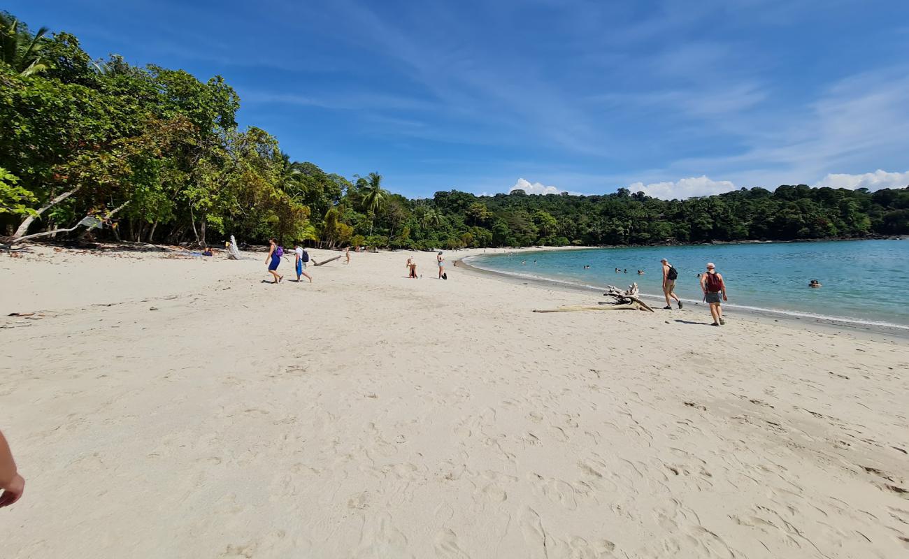 Photo de Playa Manuel Antonio avec sable beige de surface