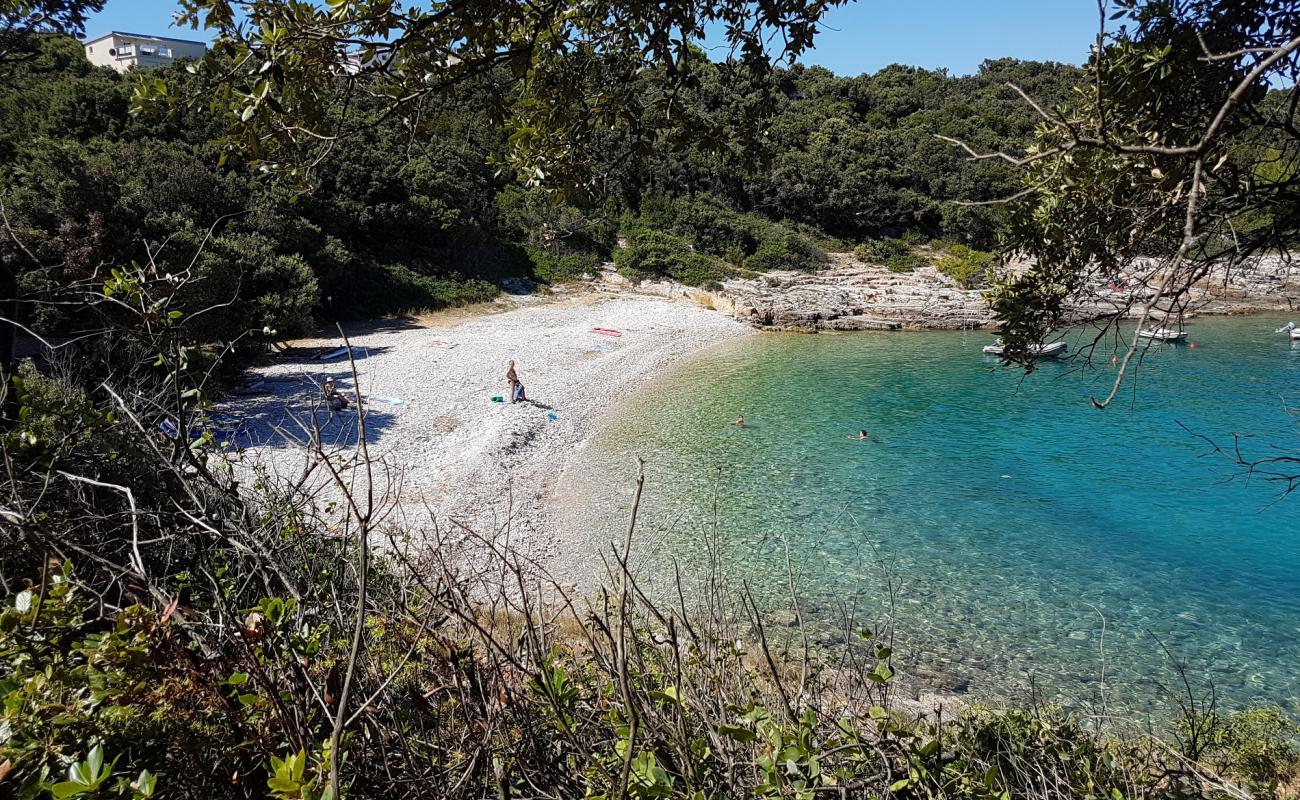 Photo de Skrila beach avec caillou clair de surface