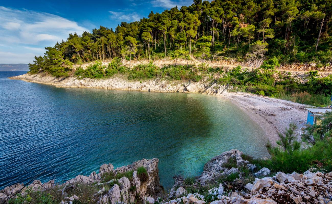 Photo de Drenje beach avec caillou clair de surface