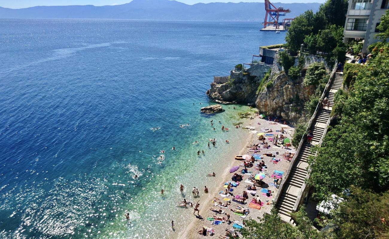 Photo de Sablicevo beach avec caillou fin clair de surface