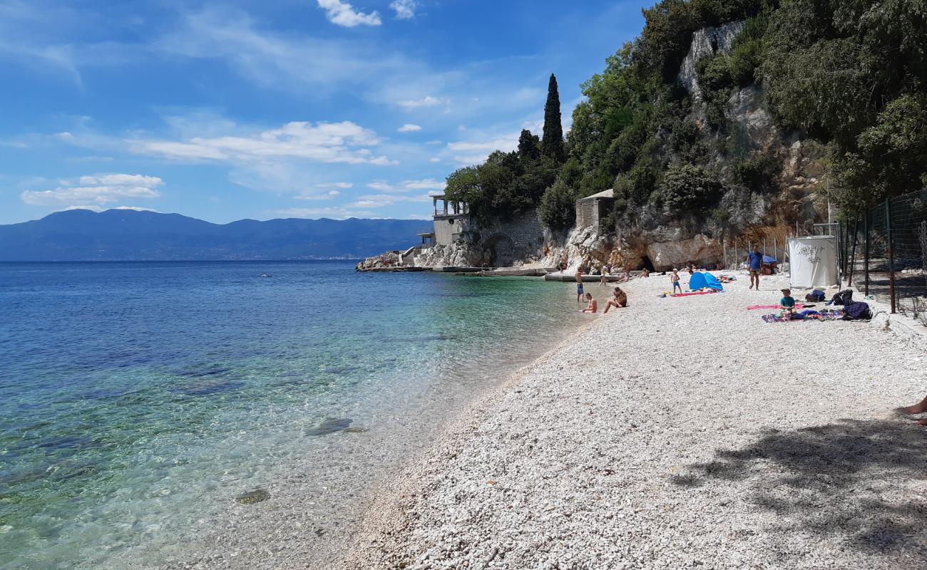 Photo de Glavanovo beach avec caillou fin clair de surface