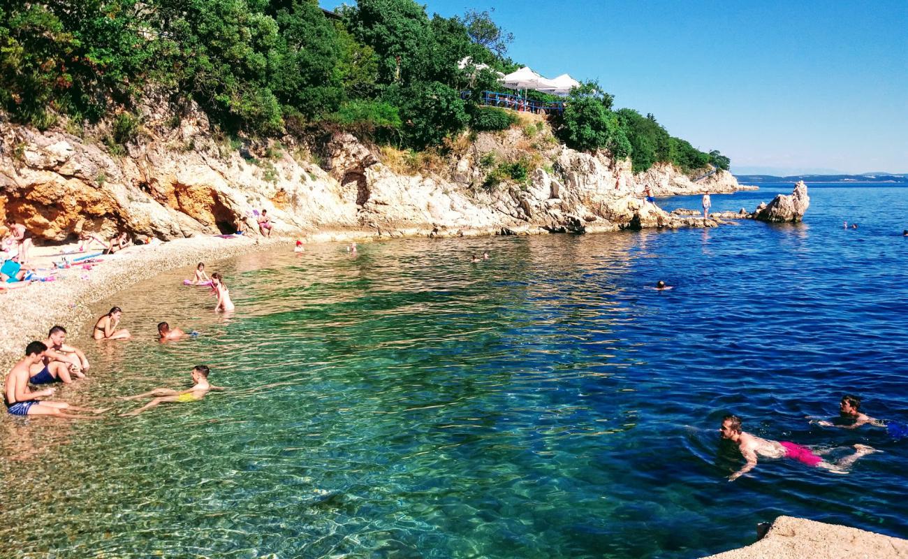 Photo de Mosquito beach avec caillou fin clair de surface