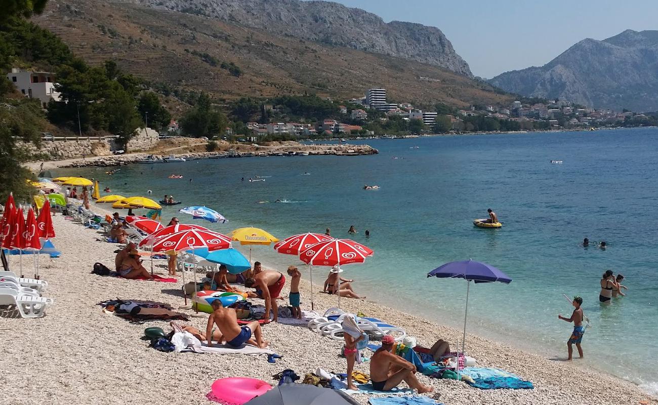 Photo de Plage de Dugi Rat avec caillou clair de surface