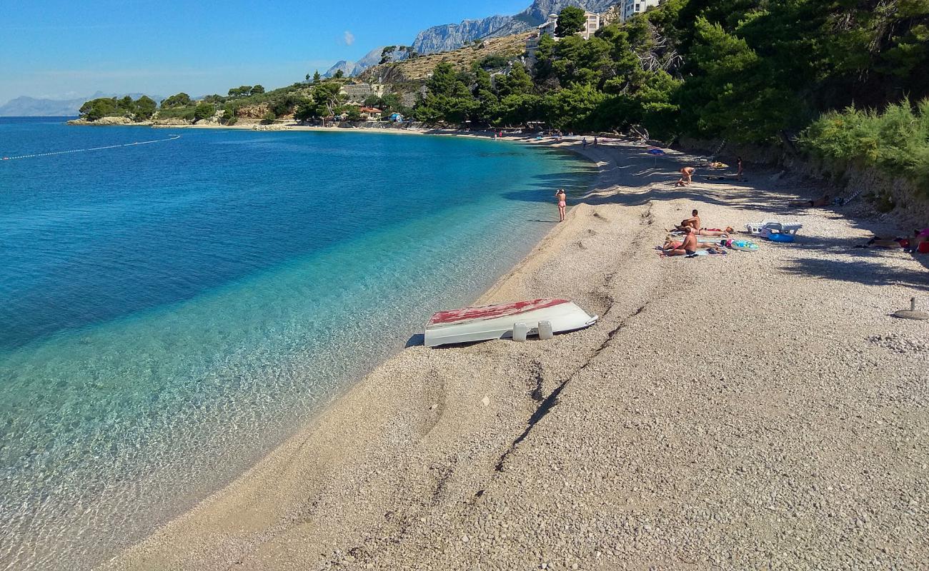 Photo de Plage de Plisivac avec caillou fin clair de surface