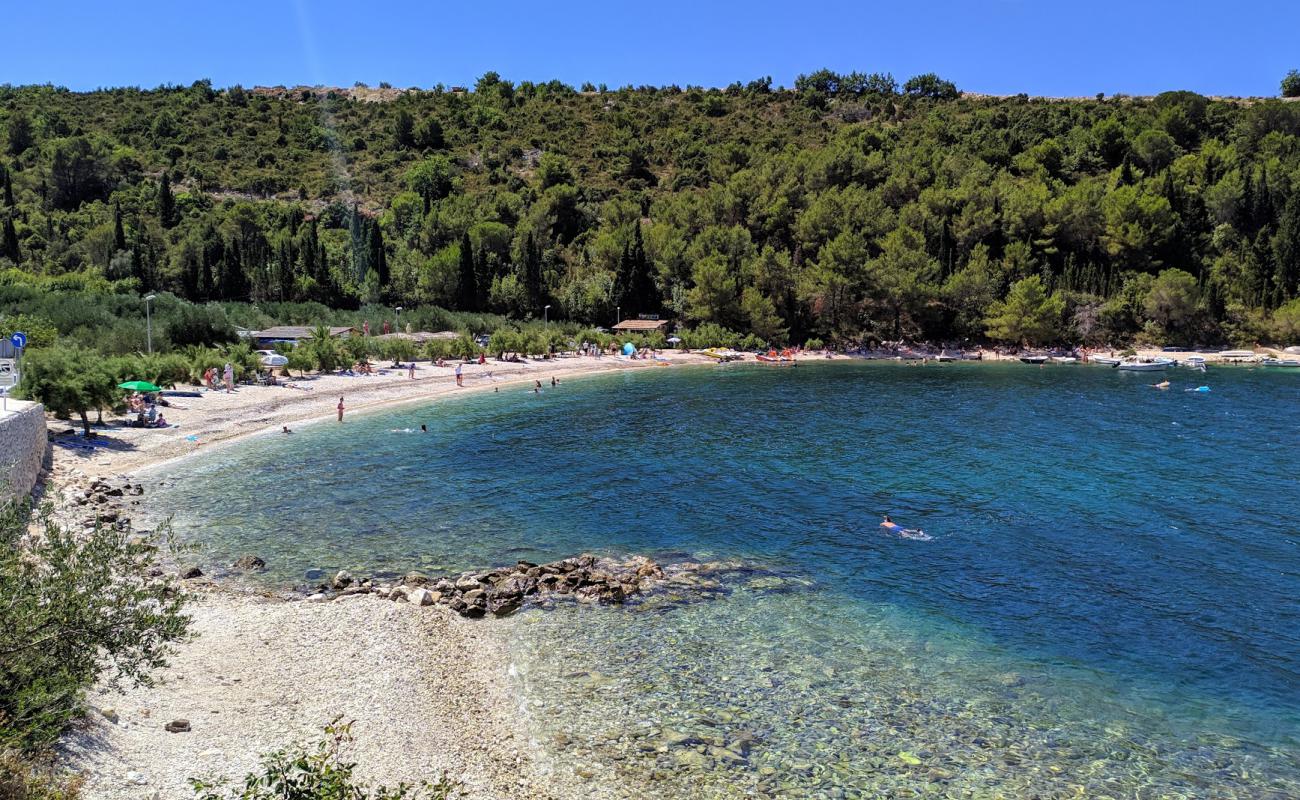 Photo de Duba beach avec caillou clair de surface