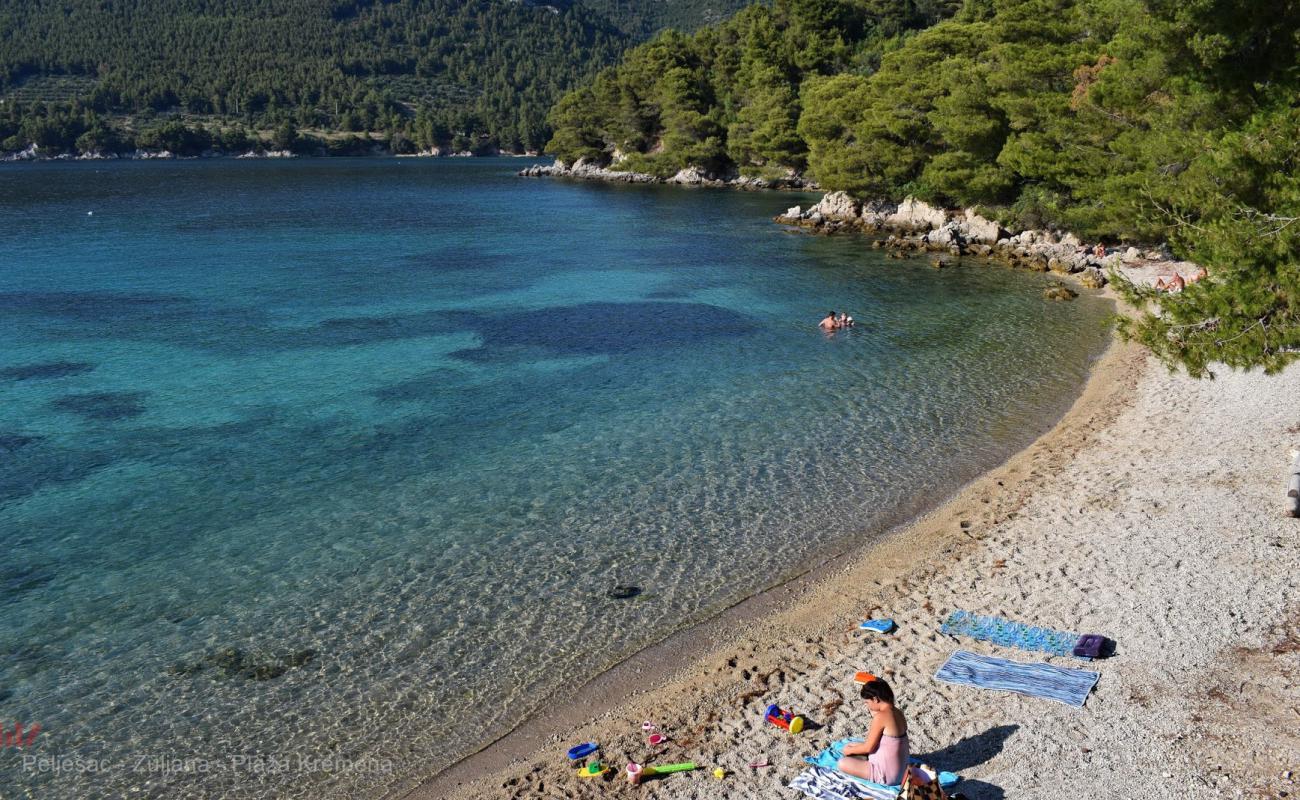 Photo de Kremena beach avec caillou fin clair de surface