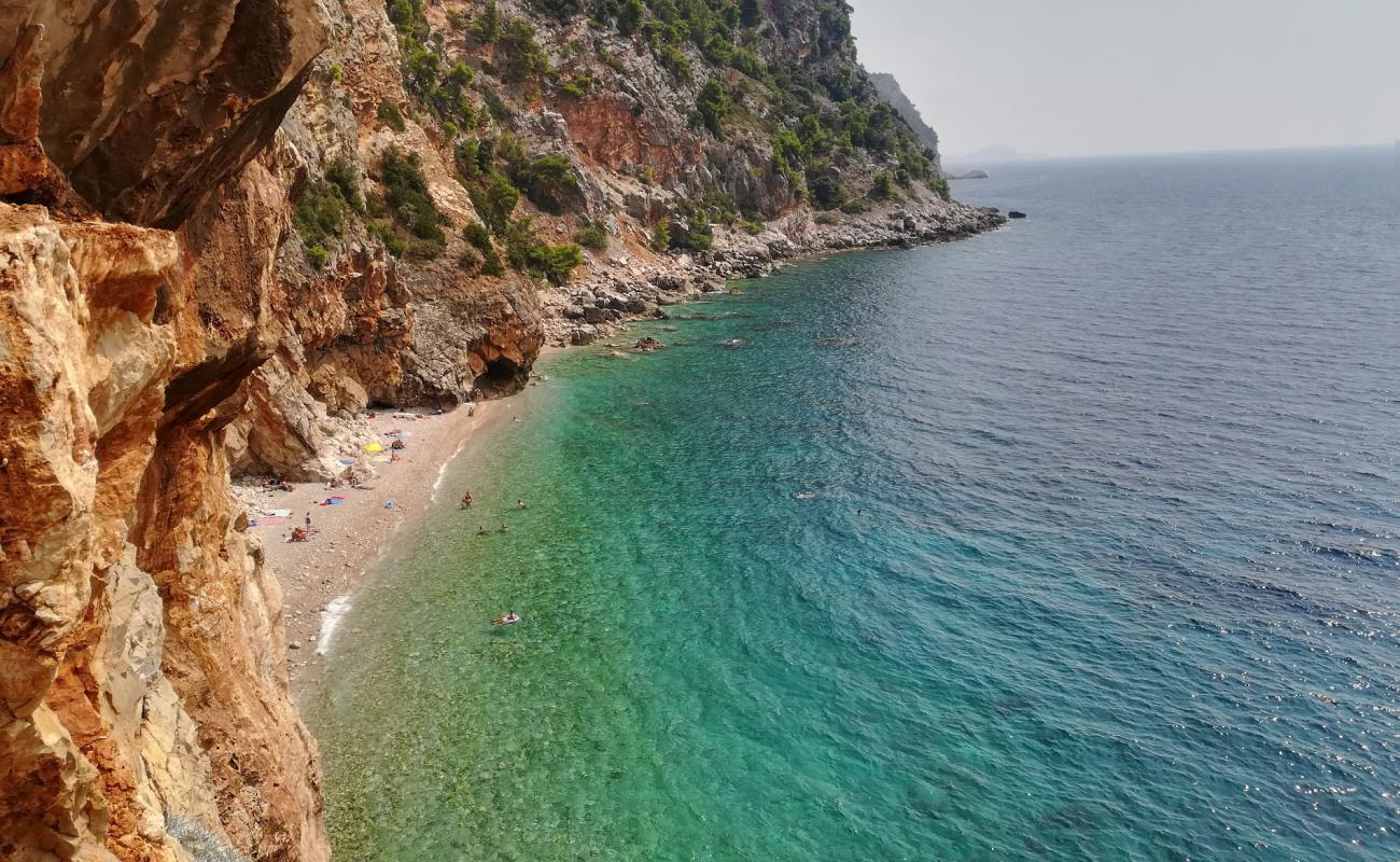 Photo de Pasjaca beach avec terrain rocheux de surface