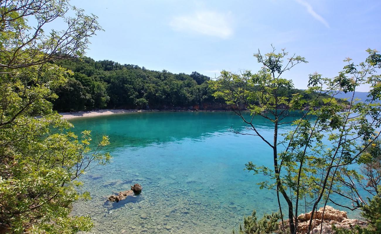 Photo de Brzac bay avec caillou fin clair de surface