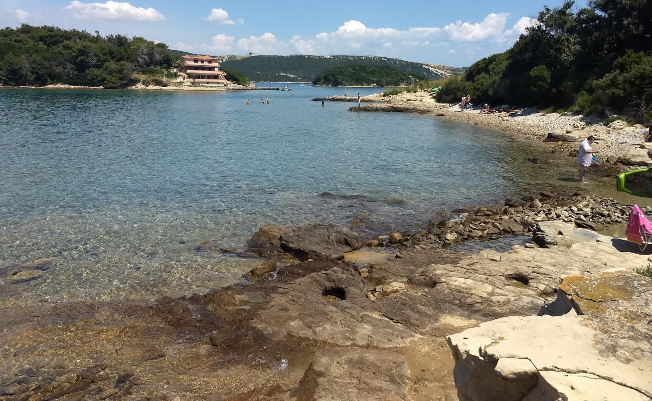 Photo de Veli Mel beach avec galets beige de surface