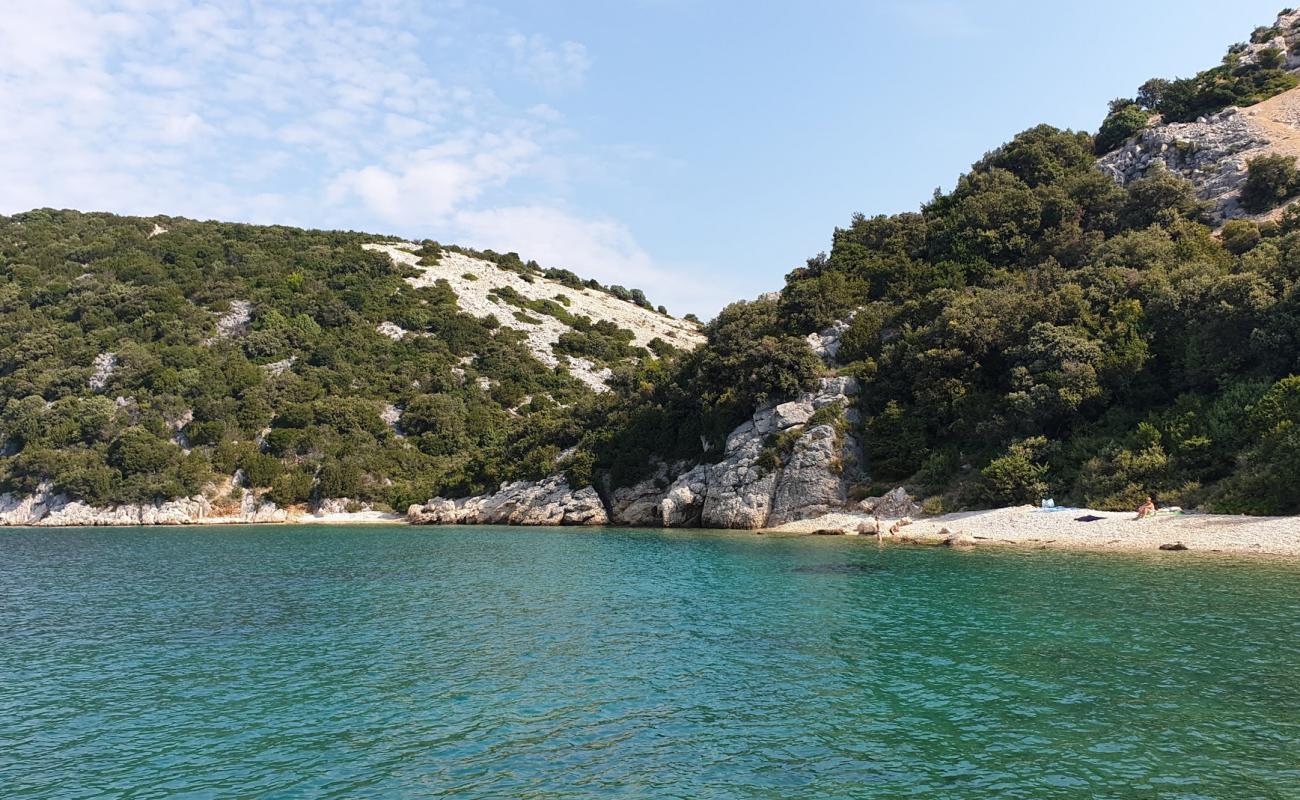 Photo de Kozica beach avec terrain rocheux de surface