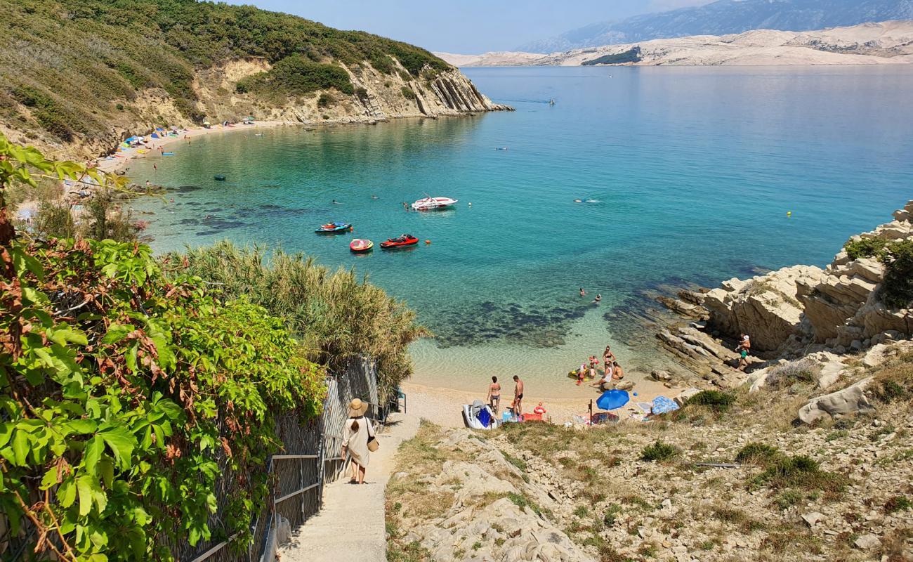 Photo de Rosin beach avec caillou fin clair de surface