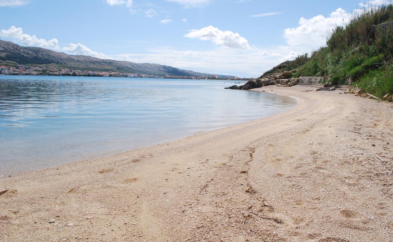 Photo de Vodice beach avec sable beige de surface